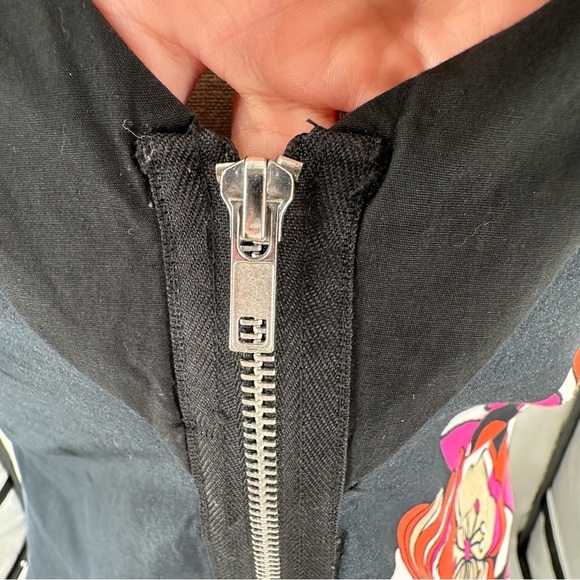 Lane Bryant womens dress 14 multicolored floral pencil 100% cotton Corp core - Picture 8 of 11